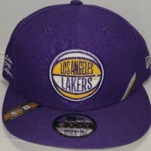 Los Angeles Lakers New Era NBA On Court Retro Draft Series Snapback Hat NEW